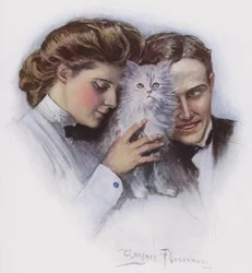 Couple with a Cat